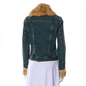Fur trim Jean Jacket